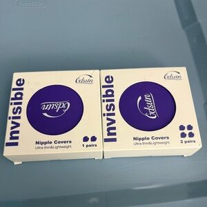 Gdsun‎ Invisible Ultra-thin & Lightweight Nipple Covers 3pr Total fits A/B Cups